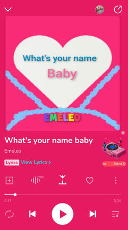 What&#39;s your name baby by Emeleo
